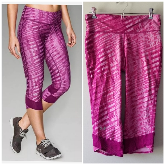 Under Armour Fly By Compression Running Capris - Picture 1 of 9